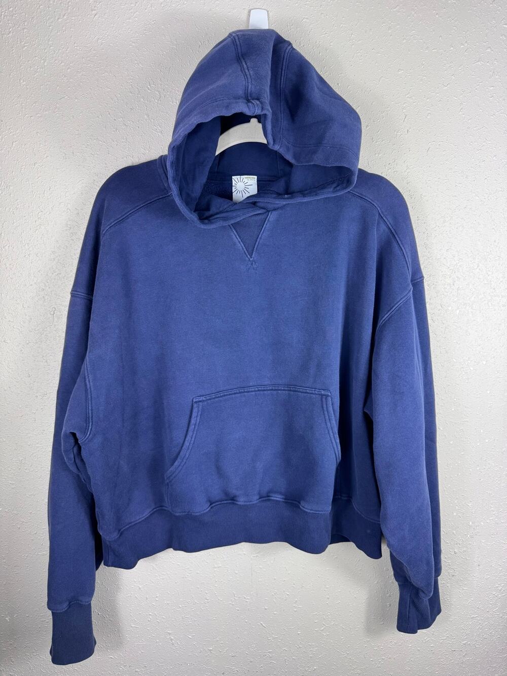 Offline by Aerie Womens Navy Blue Hoodie Size Large